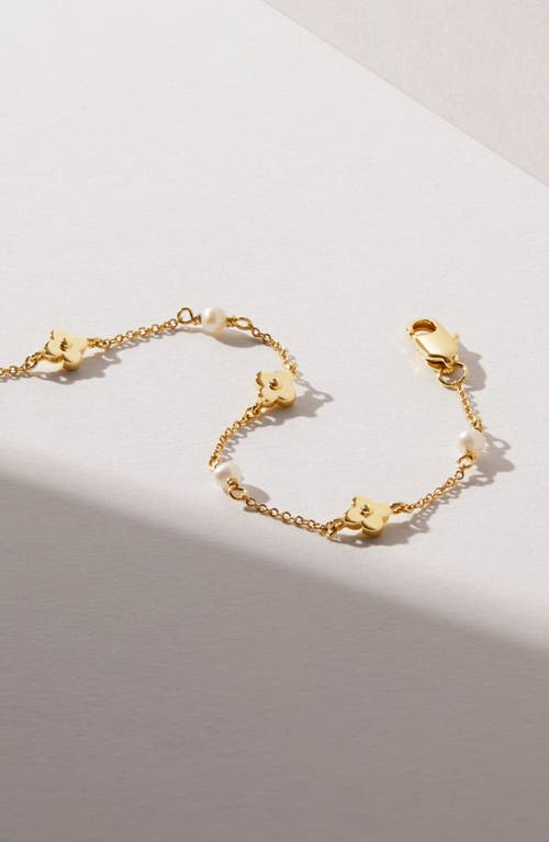 Shop Ana Luisa Flower Bracelet In Gold