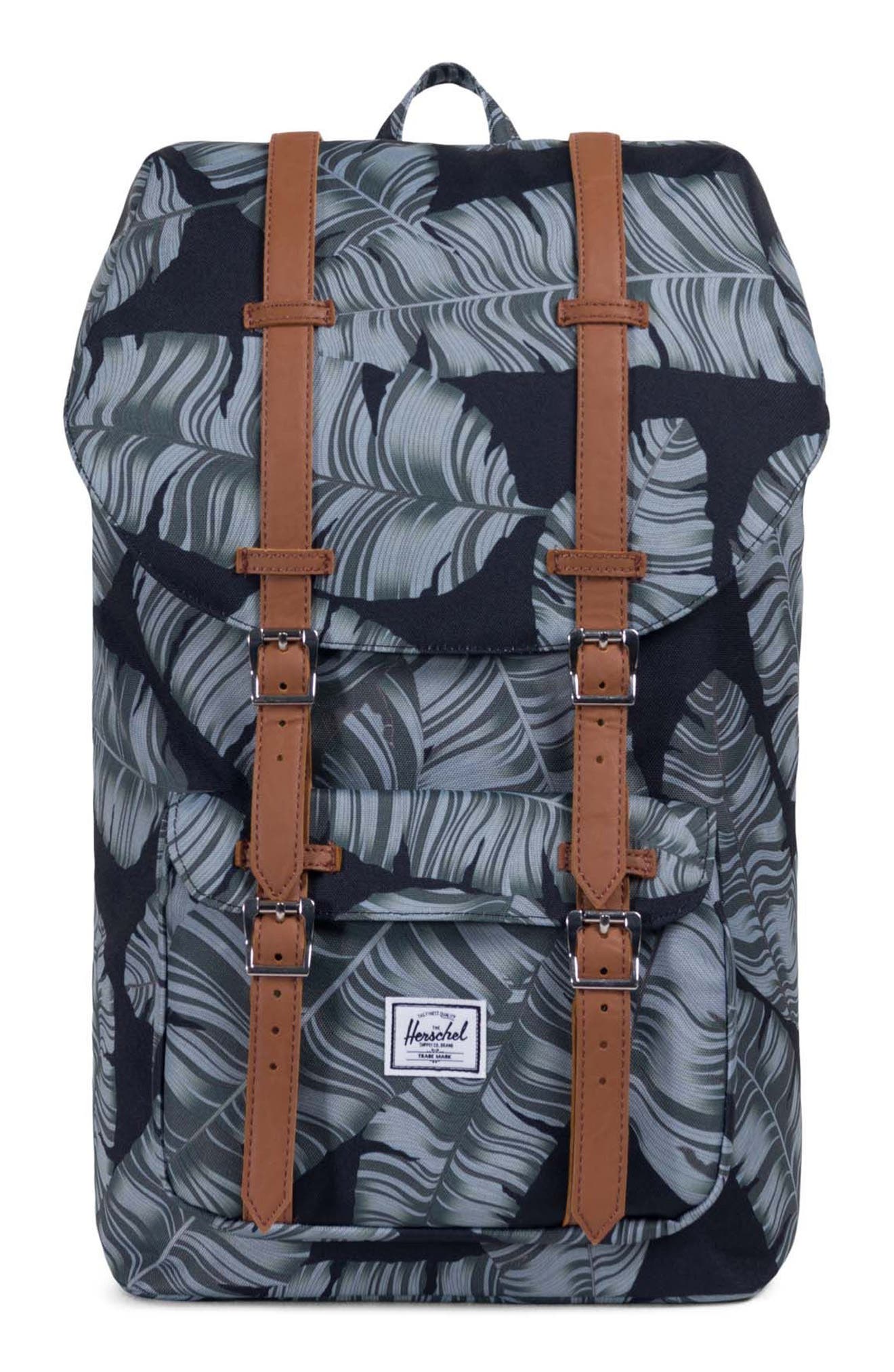 herschel printed backpack