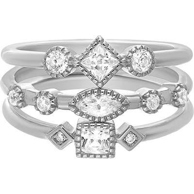 Lesa Michele Set Of 3 Stacking Rings