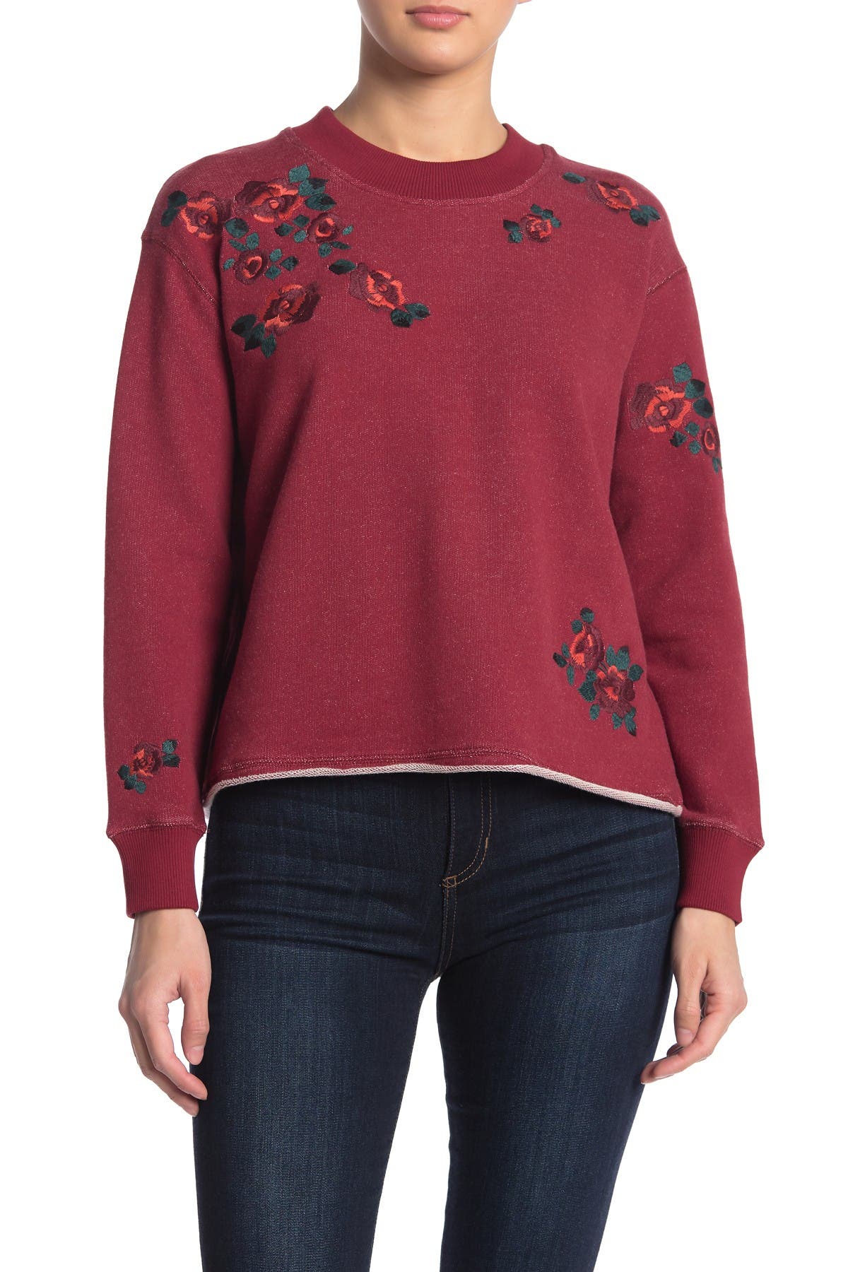 Madewell flower sweatshirt best sale