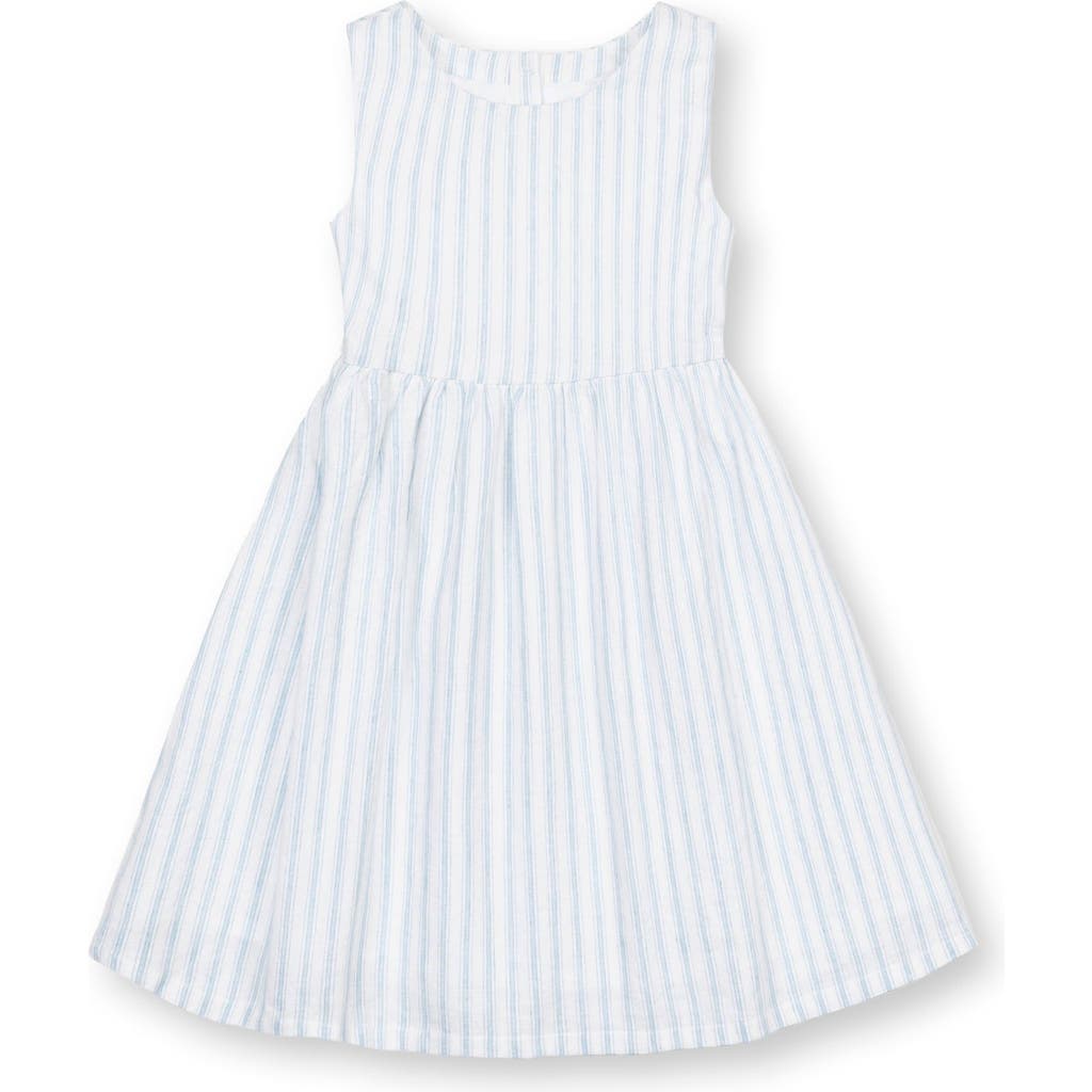 Hope & Henry Kids'  Girls' Sleeveless Open Back Sundress, Toddler In White