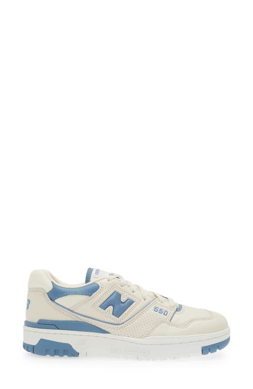 Shop New Balance 550 Basketball Sneaker In Linen/heron Blue