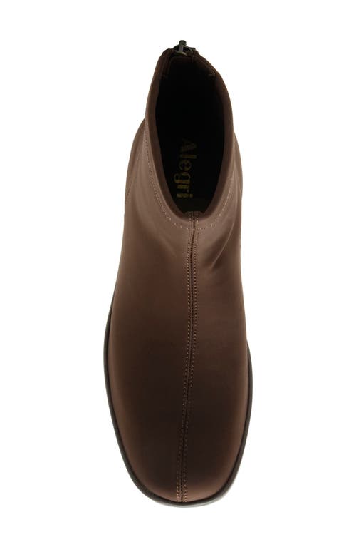 Alegria By Pg Lite Harmoni Platform Wedge Bootie In Chocolate