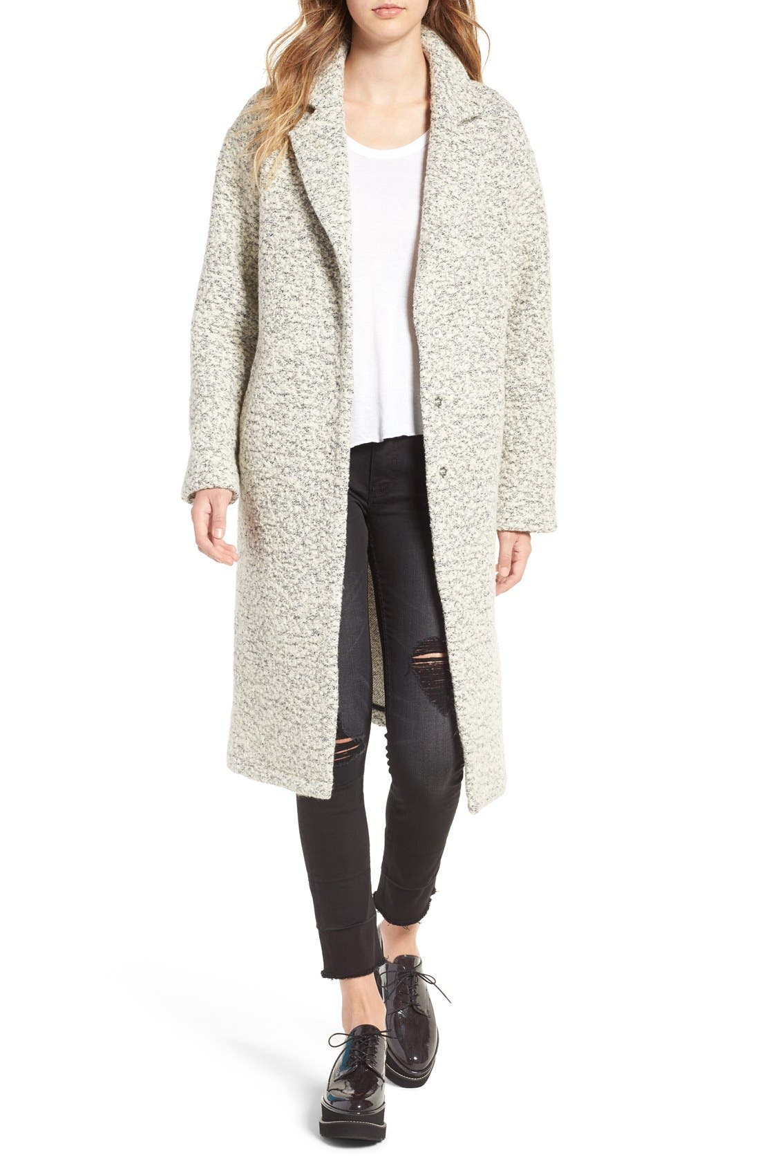 Glamorous Marled Dress Coat Nordstrom