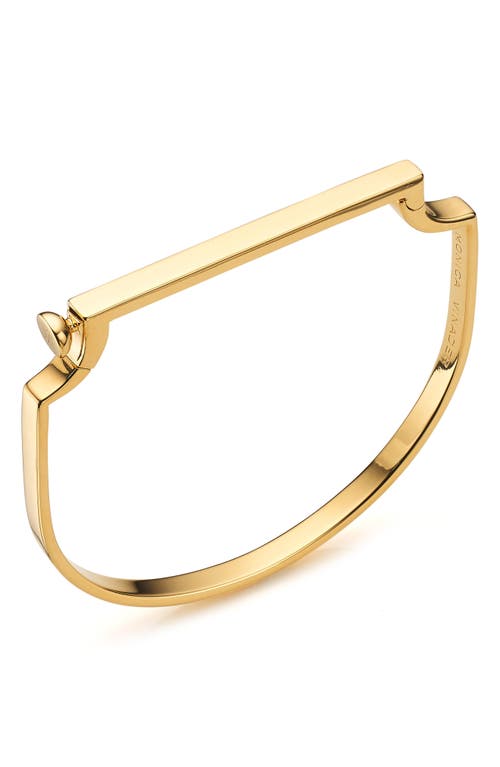 Monica Vinader Engravable Signature Thin Bangle Gold at Nordstrom,