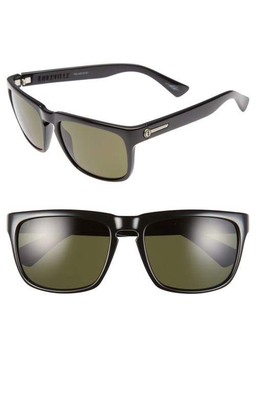 Electric Knoxville 56mm Polarized Sunglasses in Gloss Black/Grey Polar