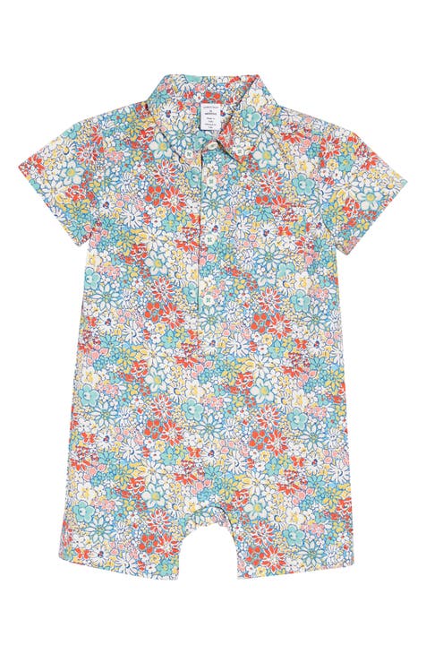 Matching Family Moments Cotton Poplin Romper (Baby)