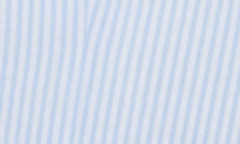 Shop Workshop Cotton Seersucker Jacket In Balanced Stripe Blue