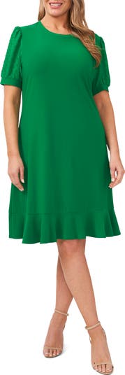 Cece puff outlet sleeve dress