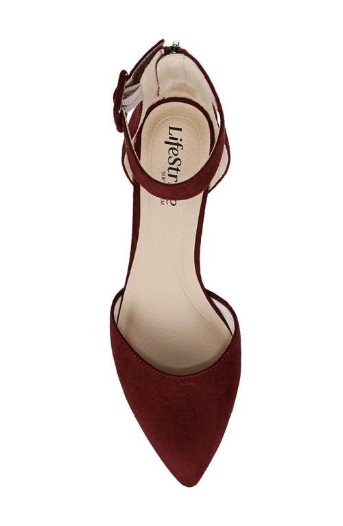 LIFESTRIDE LIFESTRIDE ADMIRE ANKLE STRAP POINTED TOE PUMP