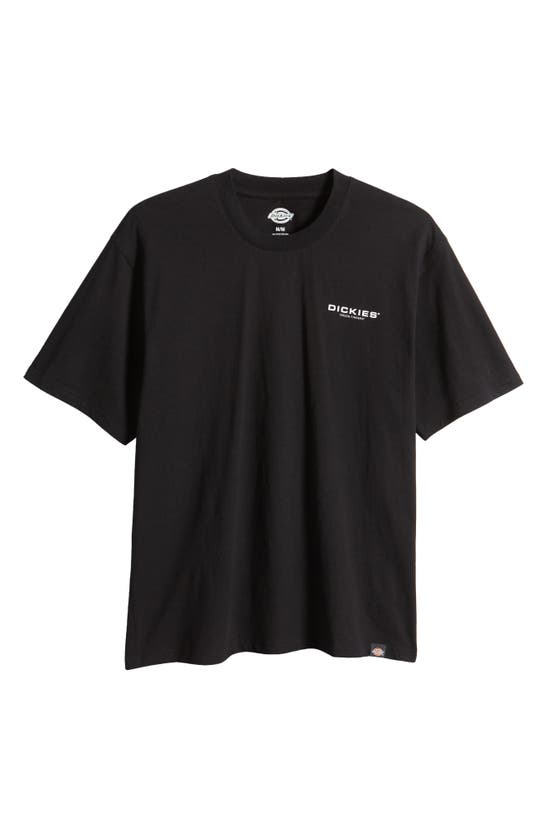 Shop Dickies Wakefield Cotton Graphic T-shirt In Knit Black