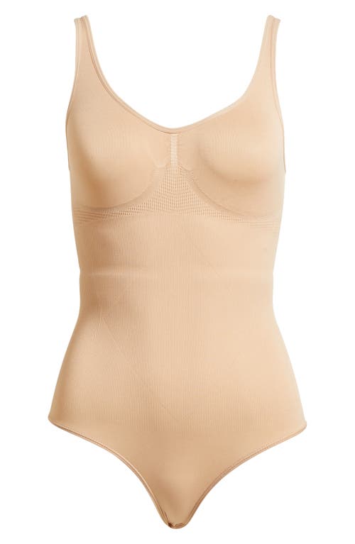 Magic Bodyfashion Slim Body Shaping Bodysuit In Cappuccino