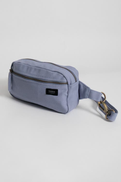 Terra Thread Organic Cotton Sling Belt Bag In Lavender