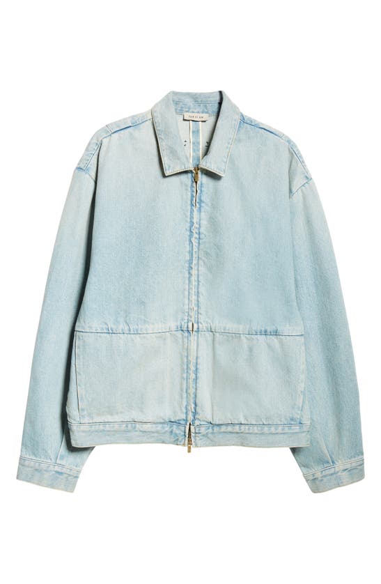 Shop Fear Of God Collection 8 Denim Chore Jacket In Light Indigo