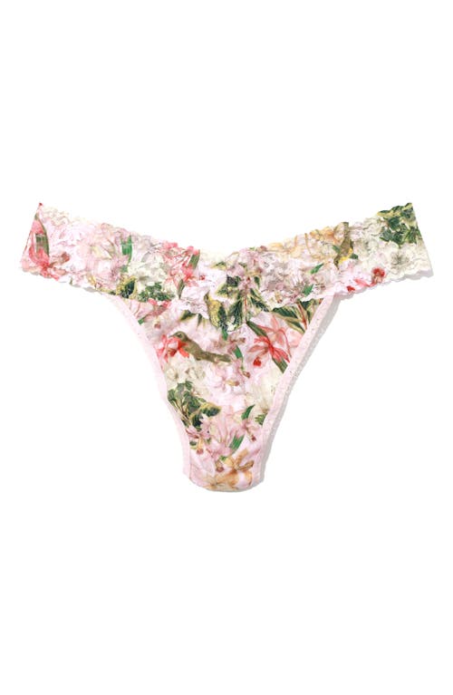 Shop Hanky Panky Print Original Rise Thong In French Garden