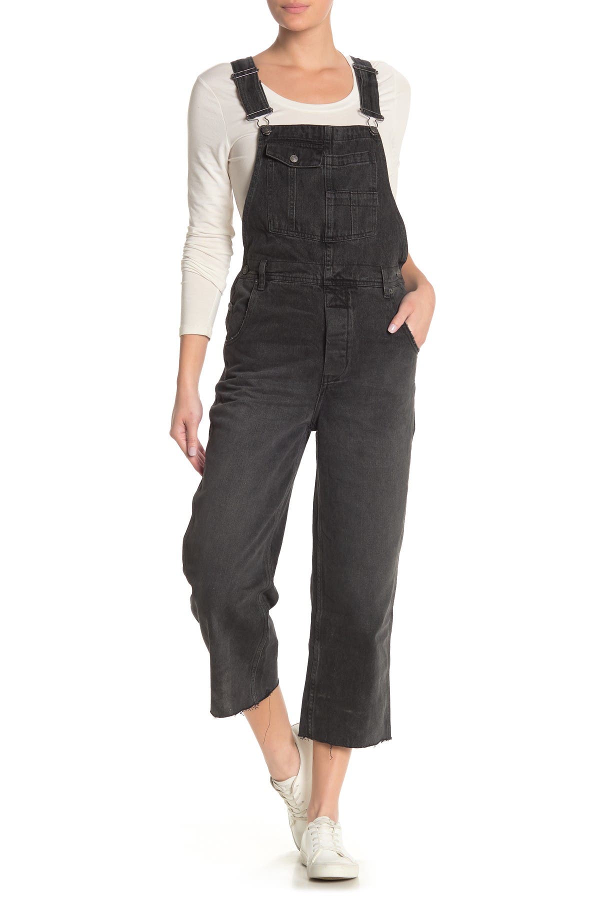 free people baggy overalls
