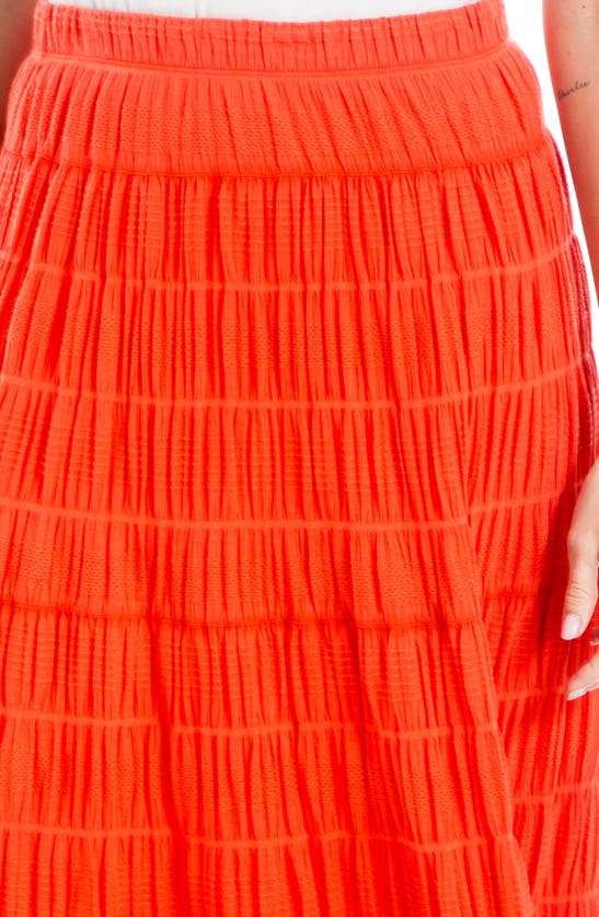 MAX STUDIO MAX STUDIO TEXTURED MIDI SKIRT