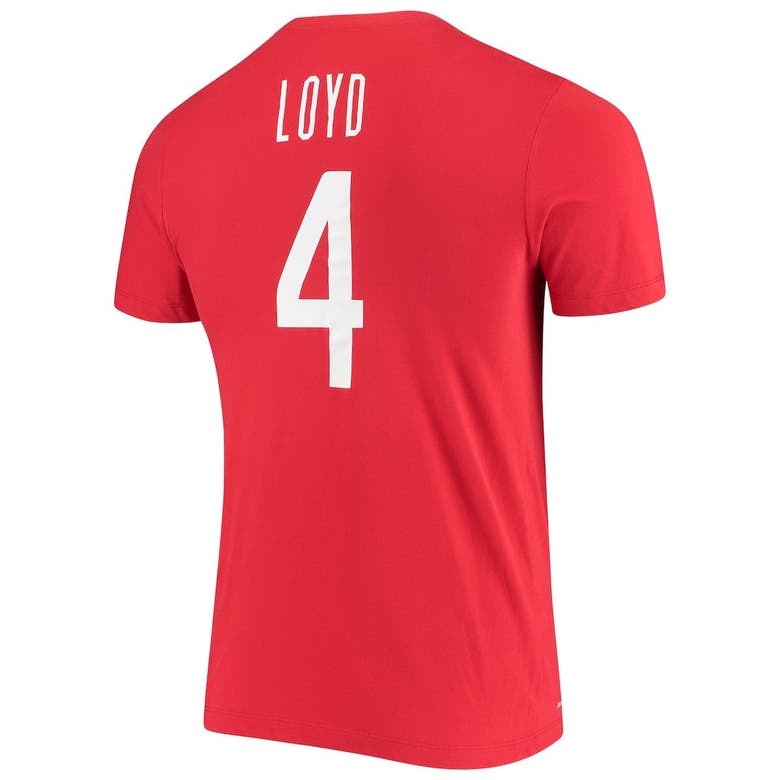 Nike Jewell Loyd Usa Basketball Red Name & Number Performance T-shirt