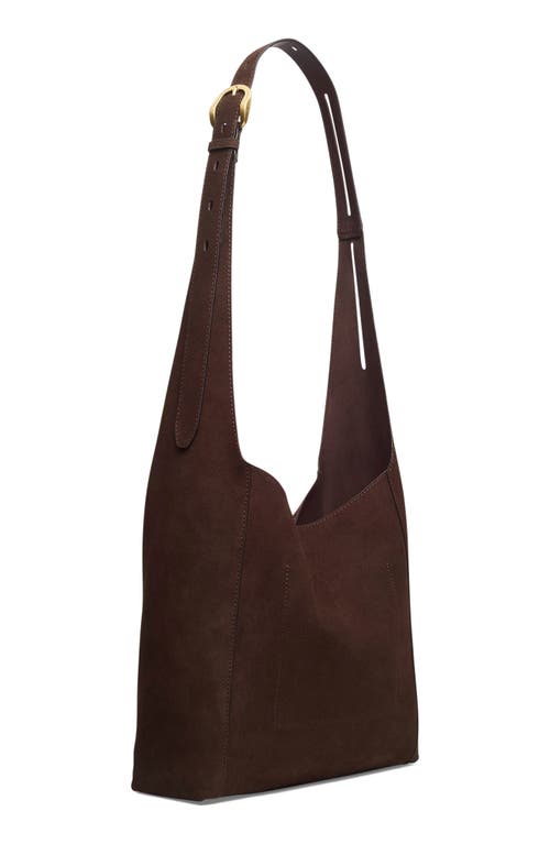 Shop Rag & Bone Belize Suede Shopper Tote In Drkespsosd