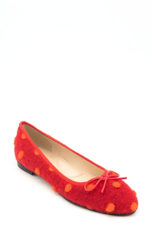 Butter Shoes Pavlova Polka Dot Ballet Flat in Red