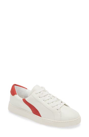 Nordstrom Rack Vernon Sneaker In White-red