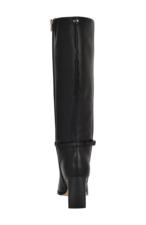 Calvin Klein Drevin Tall Boot In Black
