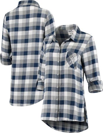 New York Yankees Concepts Sport Women's Arctic T-Shirt & Flannel Pants  Sleep Set - Navy/Gray