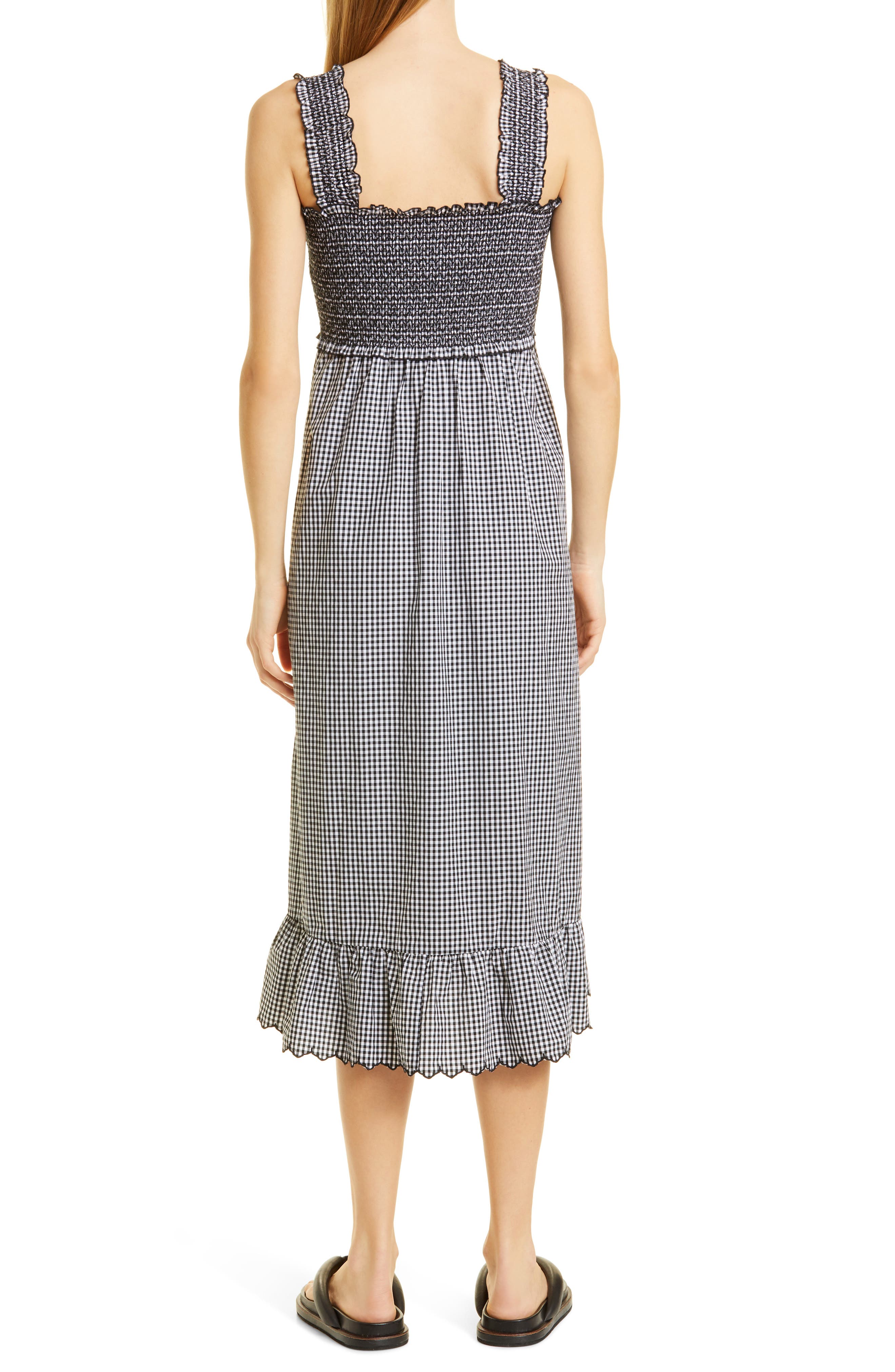 Rails Rumi Smocked Gingham Organic 