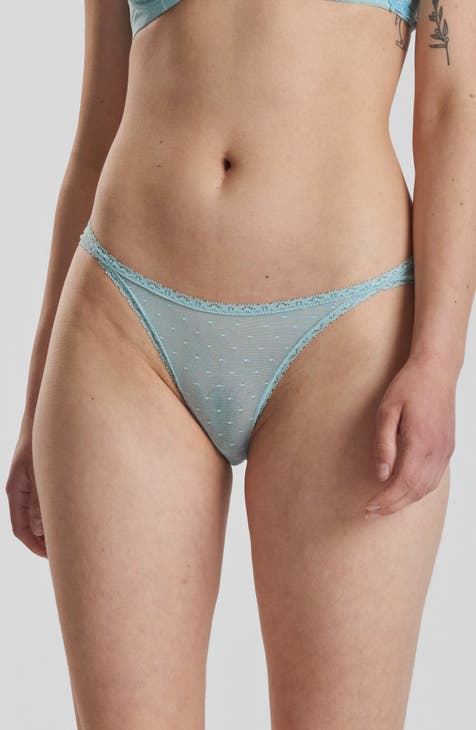 Ume Recycled-Lace Mid-Rise Underwear