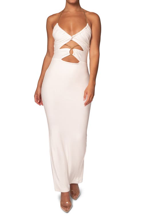 Jluxlabel Secret Bloom Maxi Dress In White