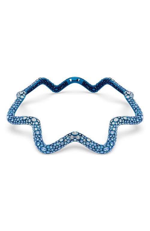 Swarovski Sublima Choker Necklace In Blue