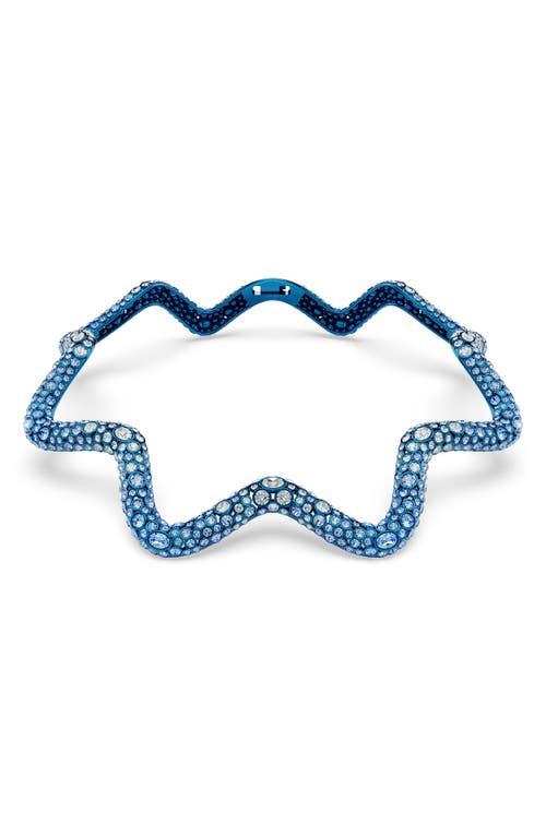 Swarovski Sublima Choker Necklace In Blue