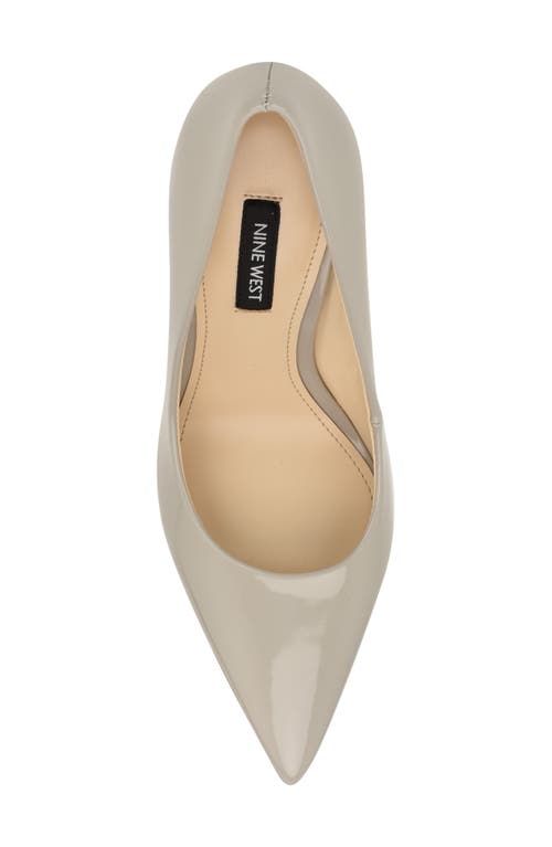 Shop Nine West Fresh Pointed Toe Pump In Light Grey