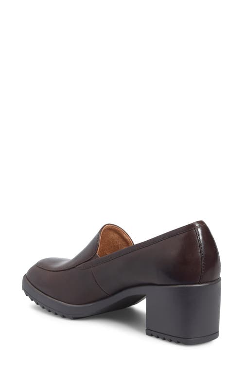 Shop Comfortiva Hailey Loafer Pump In Chocolate