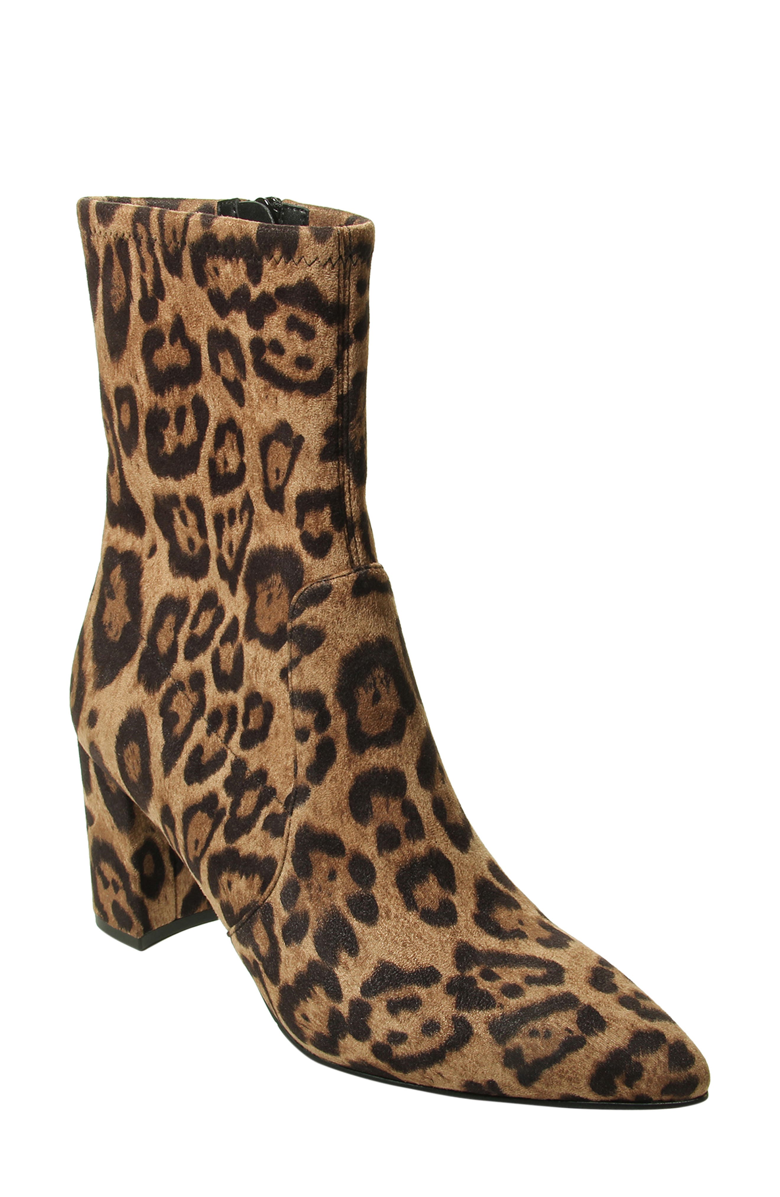 designer leopard print boots