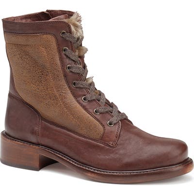 Trask Brett Combat Boot, Brown