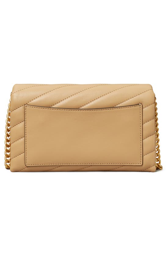 Tory Burch Women's Kira Chevron Quilted Leather Continental Wallet - Desert Dune One-Size