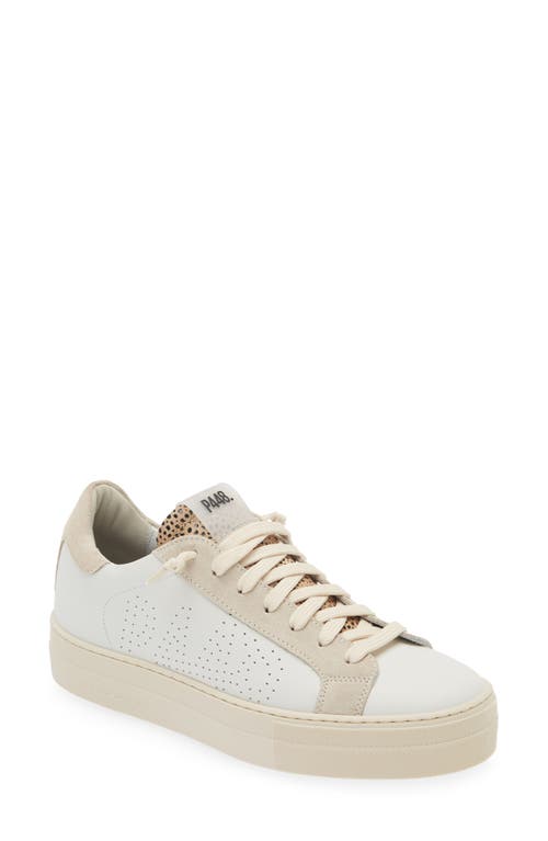 P448 Thea Platform Sneaker In Whi-beolat
