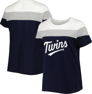 PROFILE Women's Fanatics Branded Navy Atlanta Braves 2023 NL East Division  Champions Locker Room Plus Size V-Neck T-Shirt