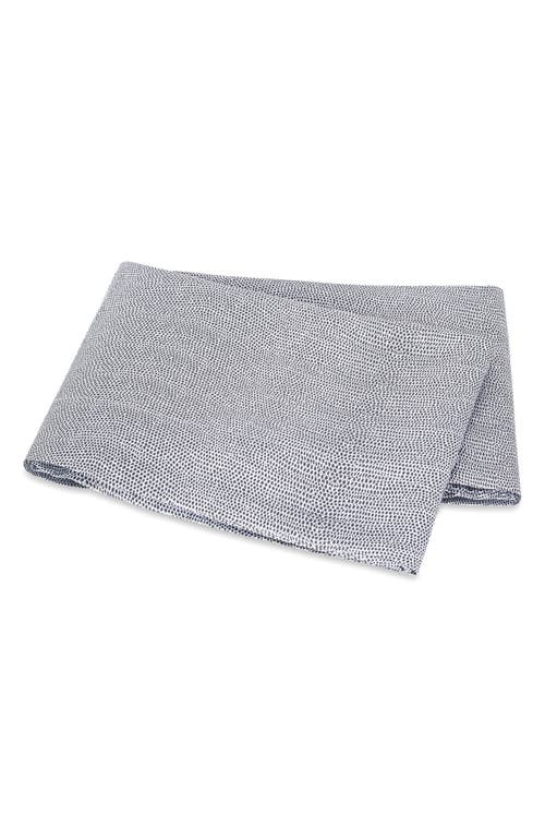 Matouk Jasper Cotton Sateen Flat Sheet In Charcoal