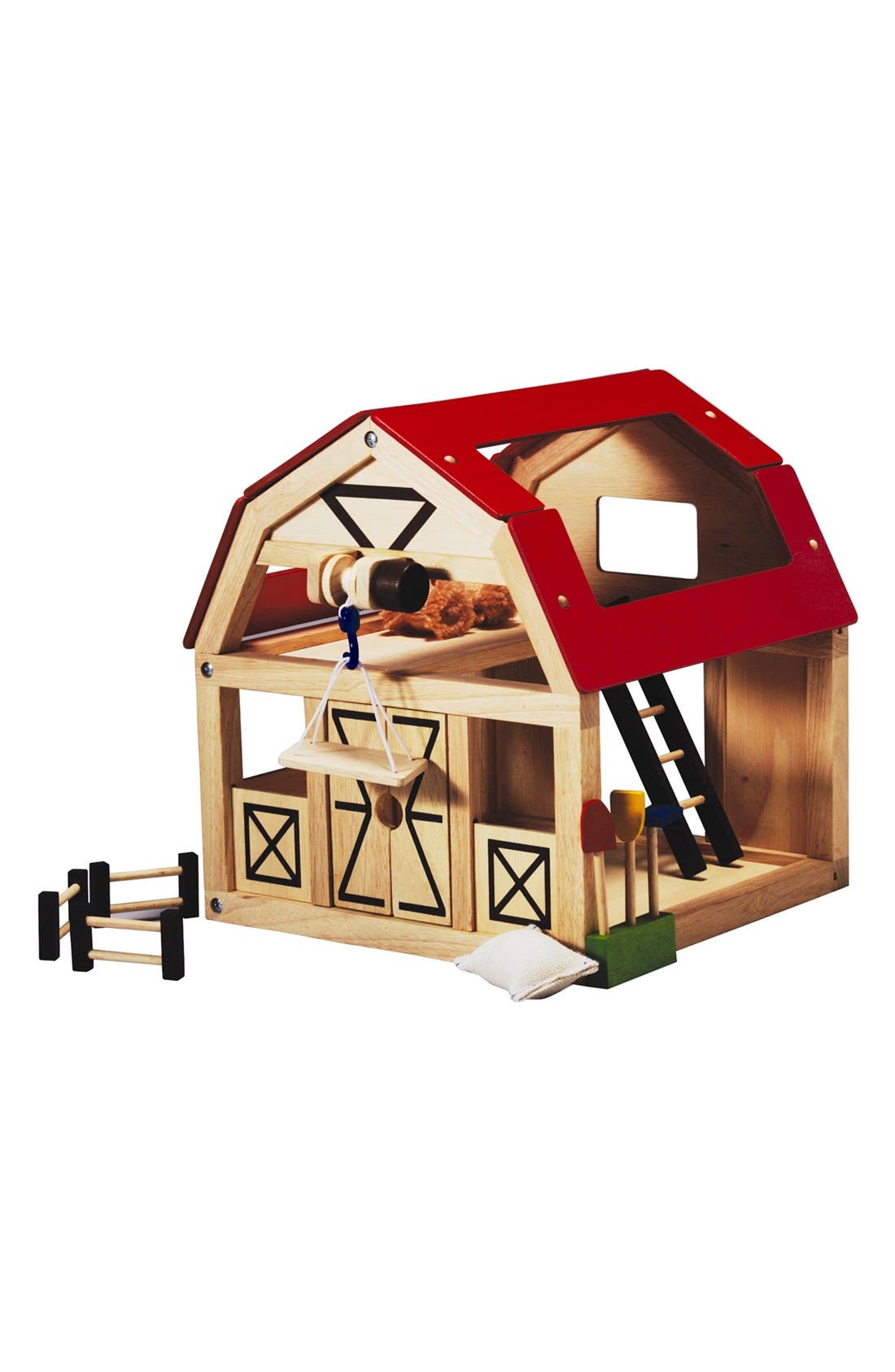 wooden barn toy