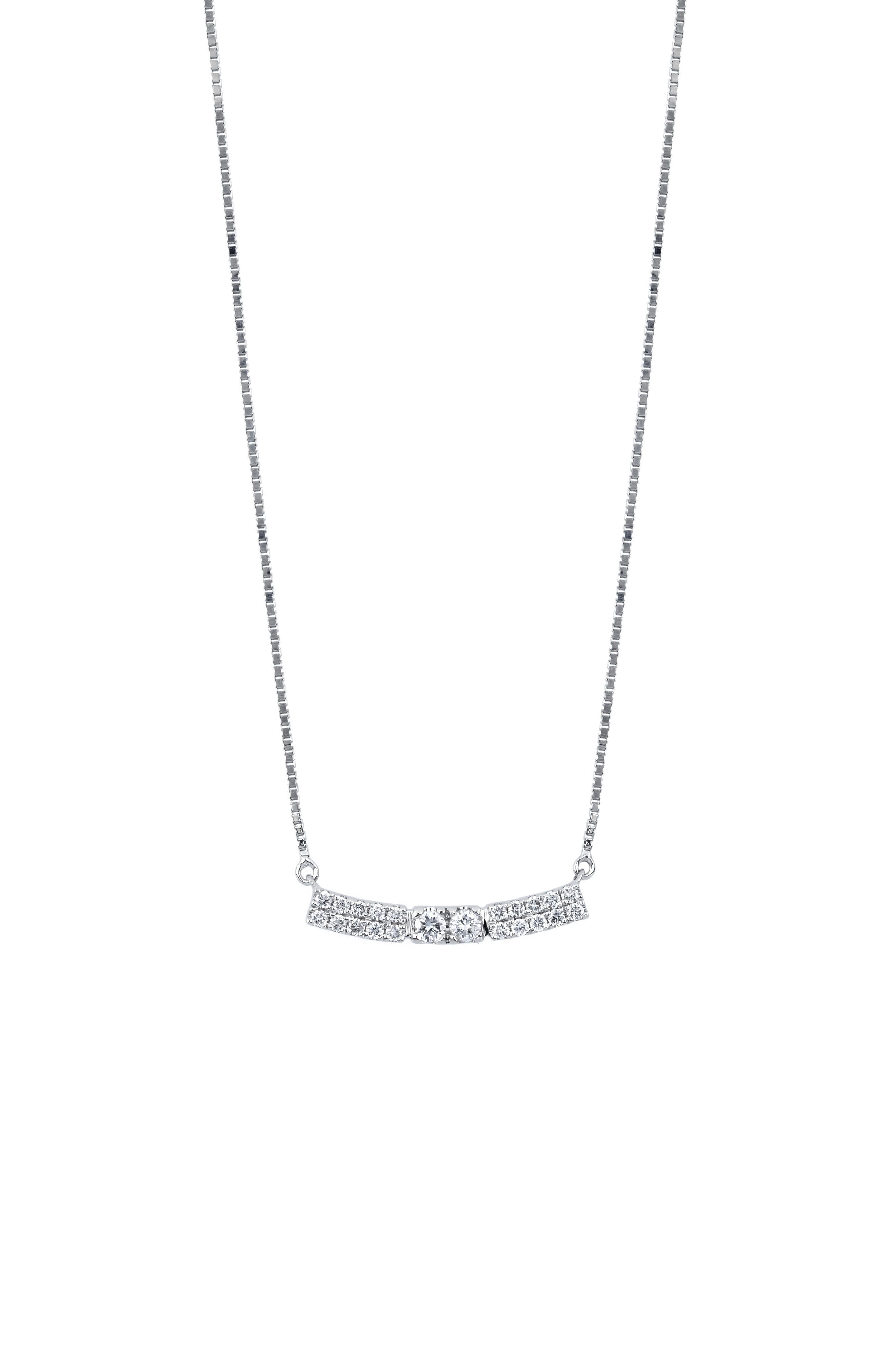 bony levy diamond bar necklace