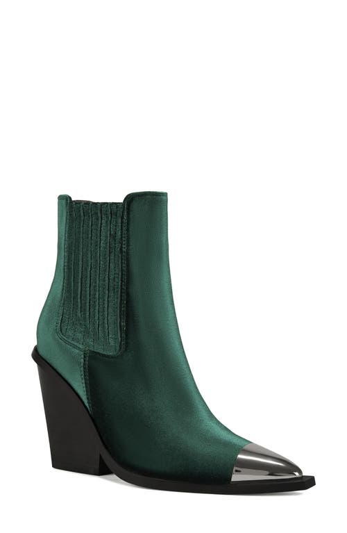 AZALEA WANG AZALEA WANG LOCHLAN METALLIC POINTED TOE BOOTIE