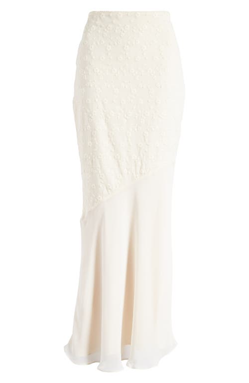 Shop House Of Cb Lana Mermaid Skirt In Vintage Cream