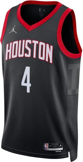 Unisex Stadium Essentials Jalen Green Black Houston Rockets City Edition Double Player T-Shirt