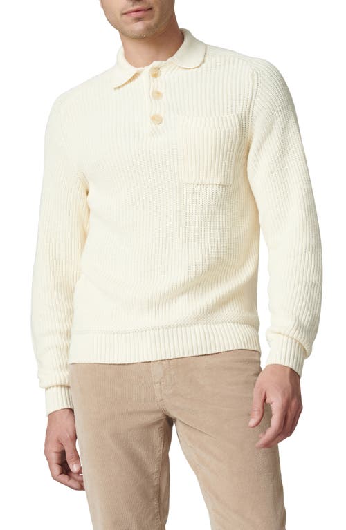 Shop Joe's Ruben Polo Sweater In Chalk