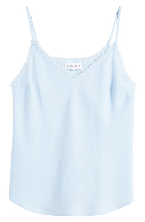 Frayed Edge Camisole in Blue Oasis