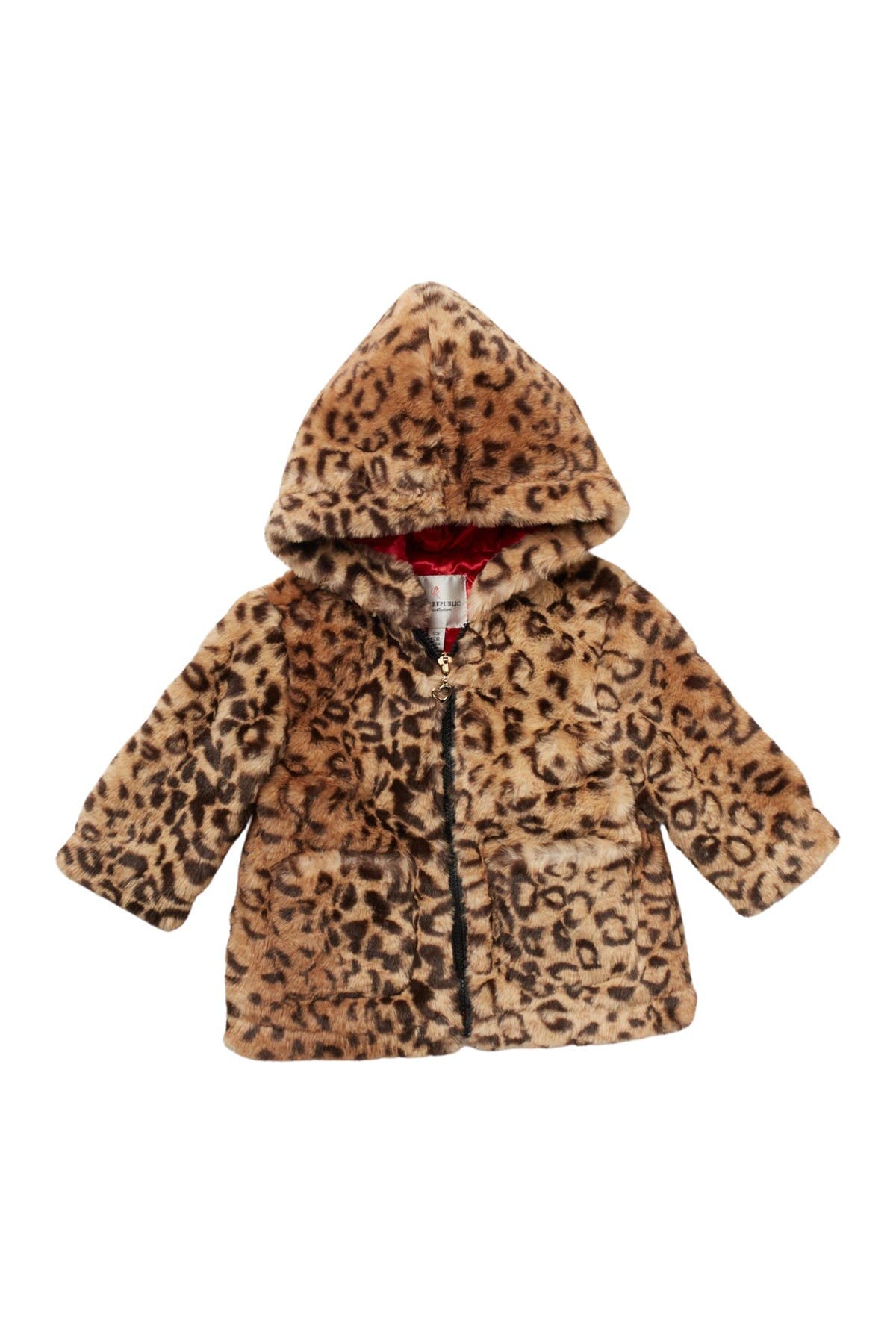 leopard fur hoodie