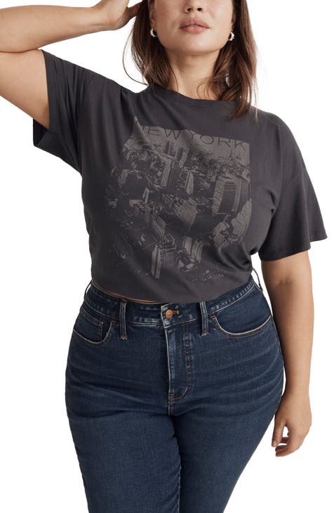 Women's New Era Black Arizona Diamondbacks City Connect Plus Size V-Neck T- Shirt