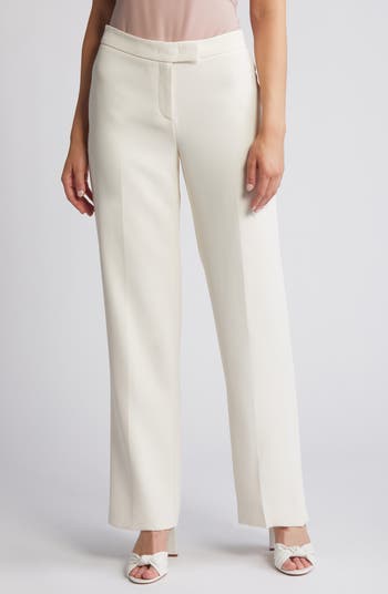 Anne Klein Flat Front Pants Nordstrom